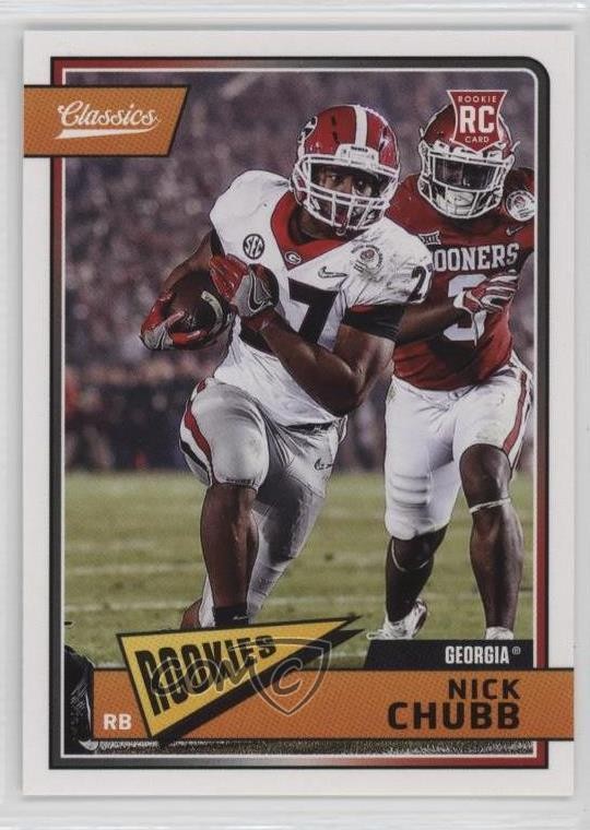 2018 Panini Classics Rookies Nick Chubb #216 4r7
