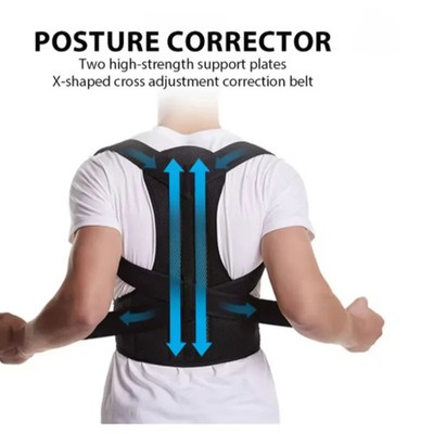 Adjustable Back Brace Posture Corrector Belt For Back Pain Relief Supportive