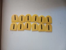 1977 Carrier Strike! Aircraft Gameboard Yellow Torpedoes, Lot of 12, complete