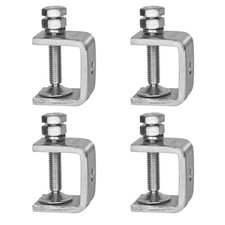 MCSDFN 4 Pack Stainless Steel C Clamps 0.79" with Stable Wide Jaw Opening, Sm...