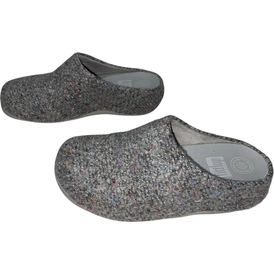 FItFlop SHUV Cushy Felt Clog 拖鞋 - Tiptoe 灰色 尺寸:美国 6 — 第 4/4 张图片