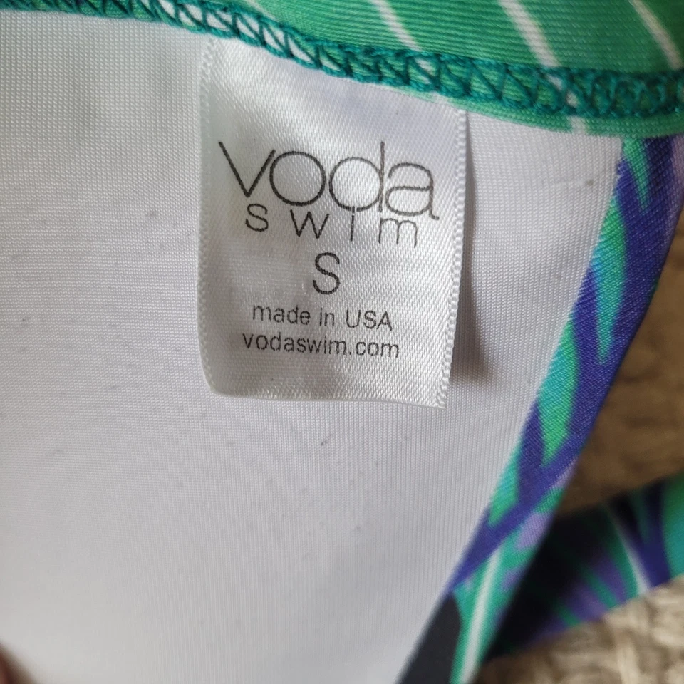 Voda Halter Bikini Top Swim Push Up Made In USA Small Cruise Pool Beach - Image 3 of 3