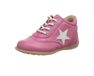 Bisgaard Gr.23 Rosa Mädchen Lederschuhe Sneaker Mädchen Neu