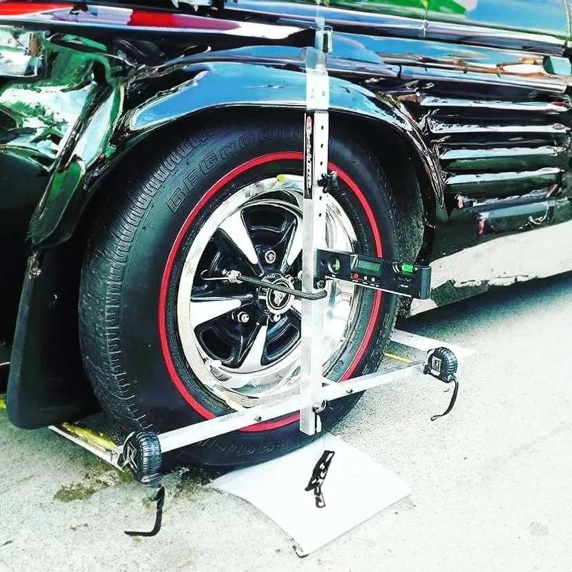 Wheel Alignment Tool Kit Camber Caster Toe Gauge DIY Front End USA QuickTrick