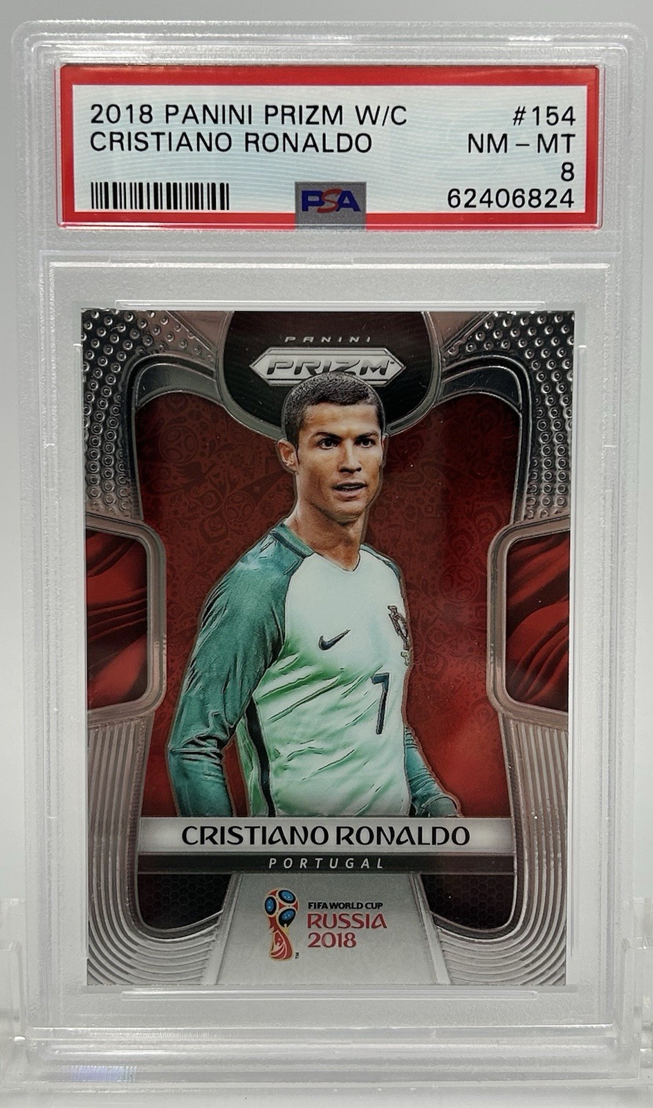 2018 Panini Prizm Cristiano Ronaldo World Cup