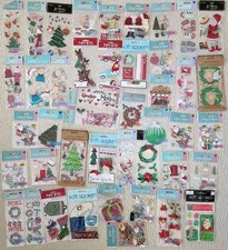 HTF Vintage Jolee's Boutique Paper Bliss Soft Spoken CHRISTMAS - 10 pk Grab Bag