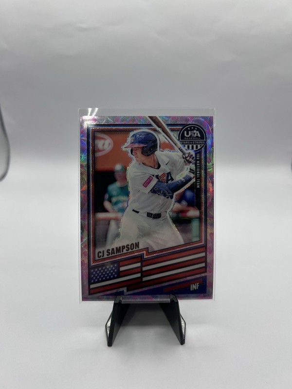 CJ Sampson 2026 Stars & Stripes Cherry Blossom Prizm 7/20 SP