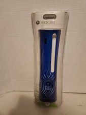 Xbox 360 Faceplate Blue Green Pin Stripe Hot Rod Microsoft Genuine Authentic NEW