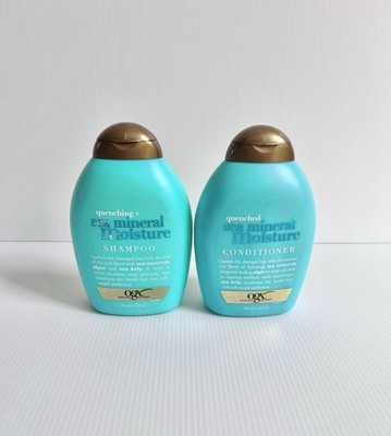 NEW OGX Sea Mineral Moisture Set Of Shampoo and Conditioner 13fl oz *Shelf Wear*