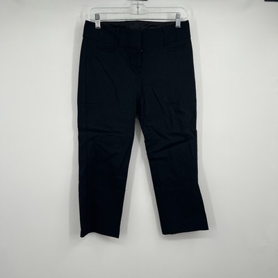 NWT Express Womens Pants Black 2 Editor Capri Cropped Career Dress Pant Casual