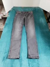 Tommy Hilfiger Jeans Size 14 Youth Girls Black Pants Stretch Mid Rise Skinny