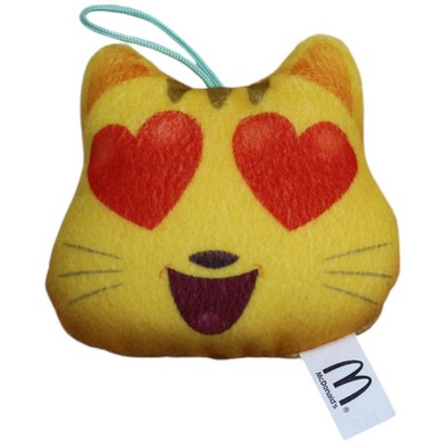 McDonald's Happy Meal: Emoji - Der Film, Katze mit Herzaugen Kuscheltier 9cm Geb