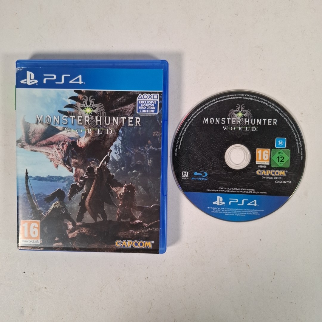 Monster Hunter World Playstation PS4 Videospiel PAL