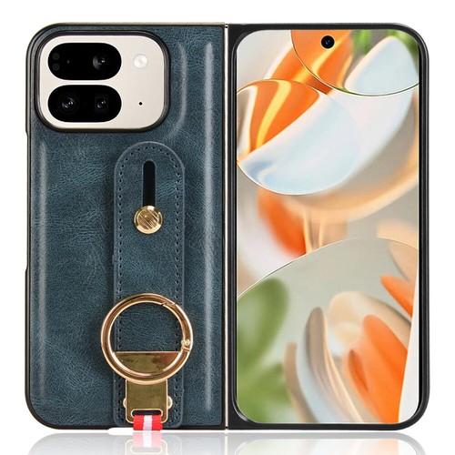 For Google Pixel 9 Pro Fold, Luxury Retro Leather Ring Holder Hard PC Case Cover - Picture 11 of 17
