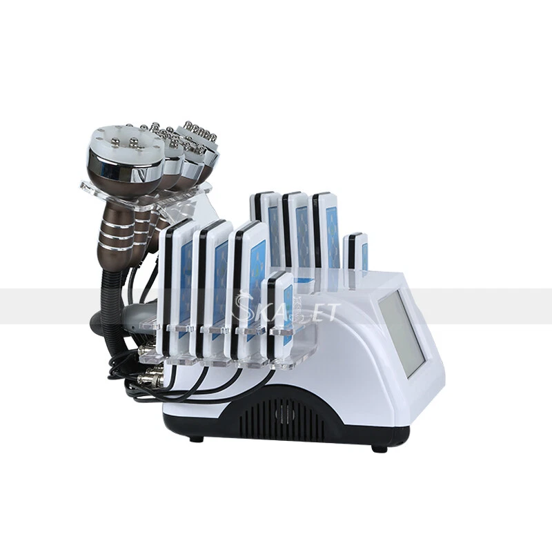 6 en 1 40K cavitación quemar grasa uso doméstico aspiradora r-f pérdida de peso equipo de escultura - Imagen 3 de 4