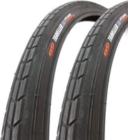 2 Reifen Cst Traveller 26X1 3/8 Schwarz Allseason City Bike Strada 37Mm