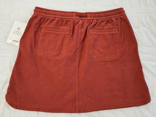 Athleta Damengröße Large Rock 17" lang Baumwollmischung dunkelrot NEU neu mit Etikett Farallon - Bild 15 von 22