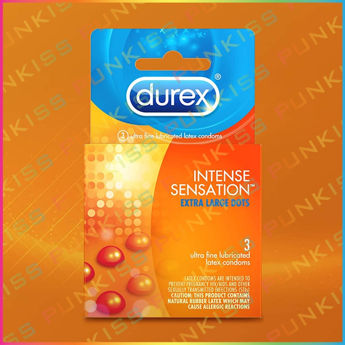 Durex Intense Sensation Ribbed Dots Ultra Thin Premium Latex Condoms3  Count | eBay
