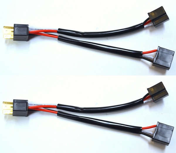 Splitter Draht S H6024 Zwei Gurt Kopf Licht Ersatz Stecker Buchse Anschluss Fit-image