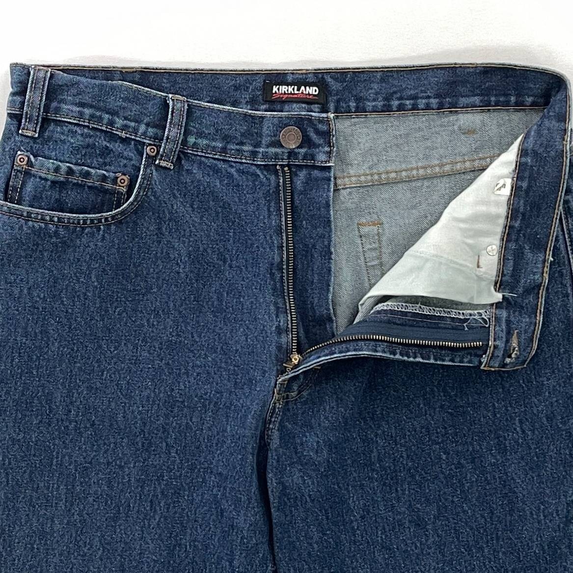 Kirkland Signature Mens Classic Straight Jeans Blue D… Gem
