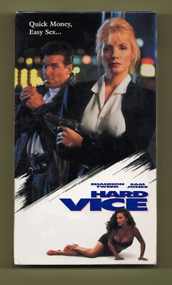 Hard Vice VHS 1994 Shannon Tweed Sam Jones APix Screener Promo New