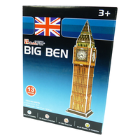 Cubic Fun Big Ben London 3D Puzzle 27,4Cm Spielzeug Modell Architektur 13 Teile