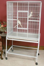 X-Large Bird Parrot Cage Cockatiel Conure 32"Lx19"Wx64"H Wrought Iron Flight 503