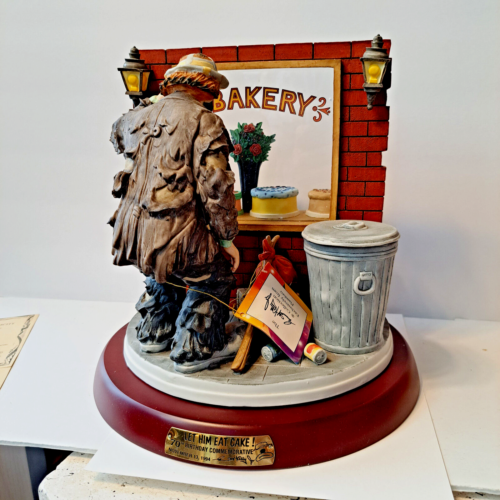 Authentic Flambro Emmett Kelly Jr "Let Him Eat Cake" 70th Birthday Edition - Picture 1 of 23