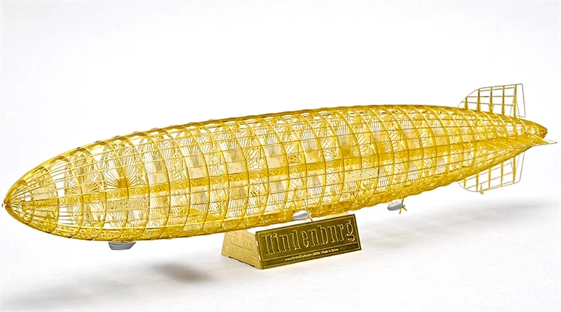 Conjunto de metal latón The Hindenburg Airship 1/1000 construcción modelo esqueleto Foto 3 de 4