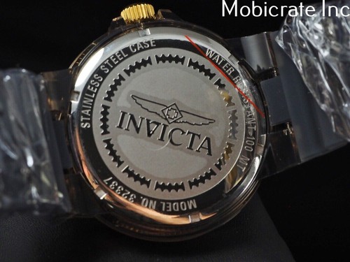 NUEVO Reloj Invicta Para Hombre 52mm GRAND PRO BUCEADOR ESTUCHE ANATÓMICO esfera negra SS - Imagen 6 de 6