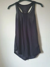 Womens XS Black F&F racerback top