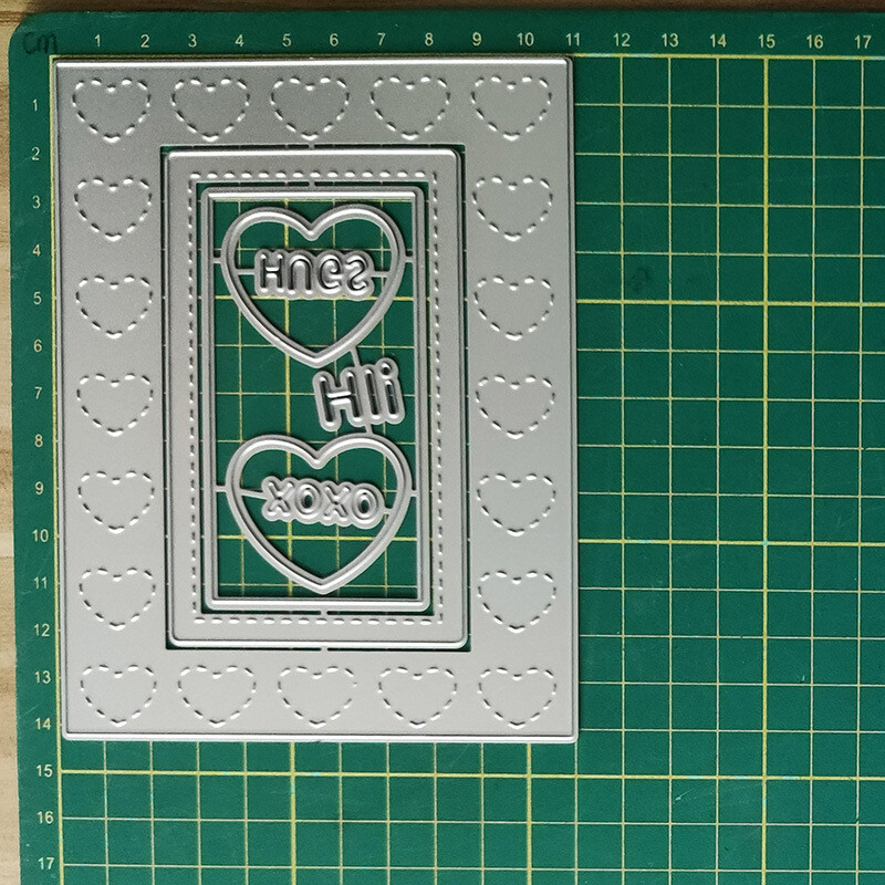 Background Frame Metal Cutting Dies Scrapbook knife Mould Blade Punch