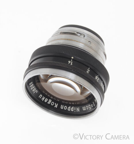 Ass consultant module Nikon Nikkor-S.C 50mm F1.4 Lens for Rangefinder S Mount -Read- | eBay