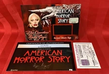 American Horror Story Lady Gaga “The Countess” Screen Worn Shirt Swatch