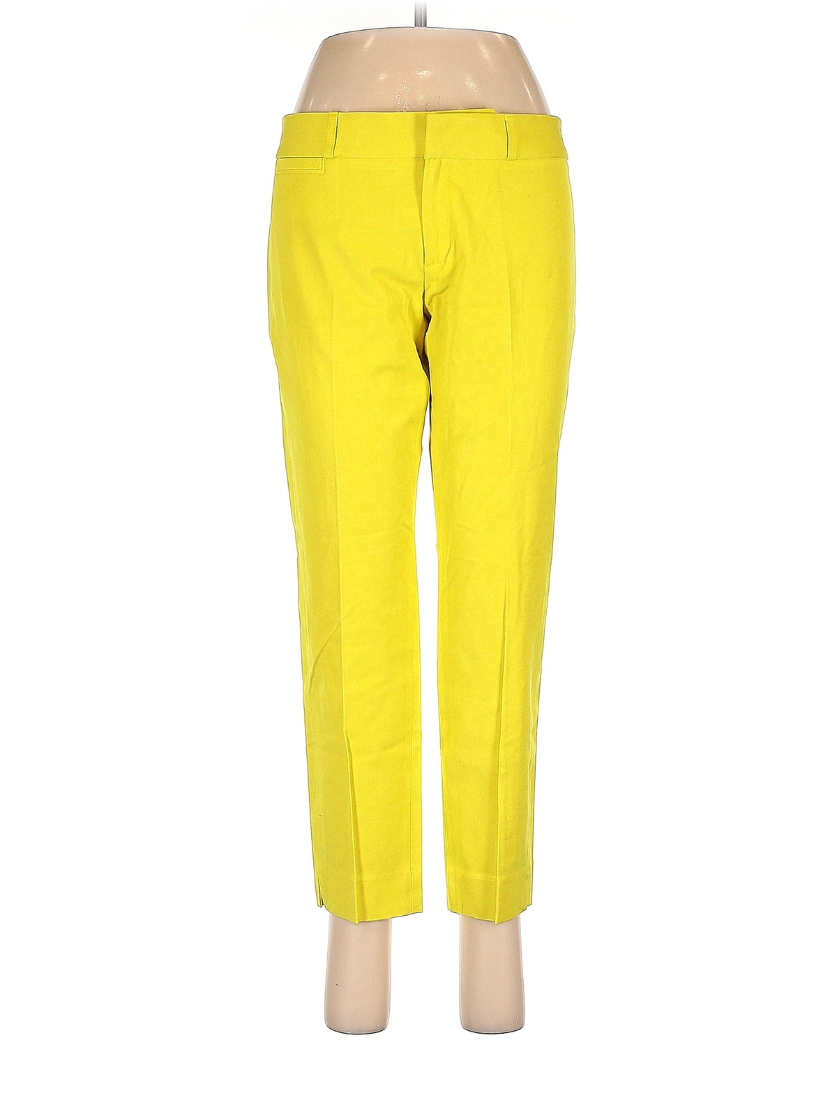 Banana Republic Women Yellow Dress Pants 8 Petites eBay