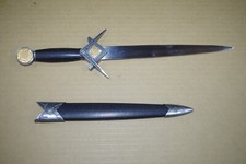 Luxus Brief&ouml;ffner Templer  40 cm Metall  Tempelritter Freimaurer Mansonic