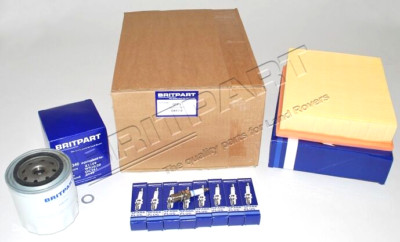 LAND ROVER DISCOVERY 2 V8 4.0 BRITPART SPARK PLUGS & FILTERS SERVICE KIT DA6010