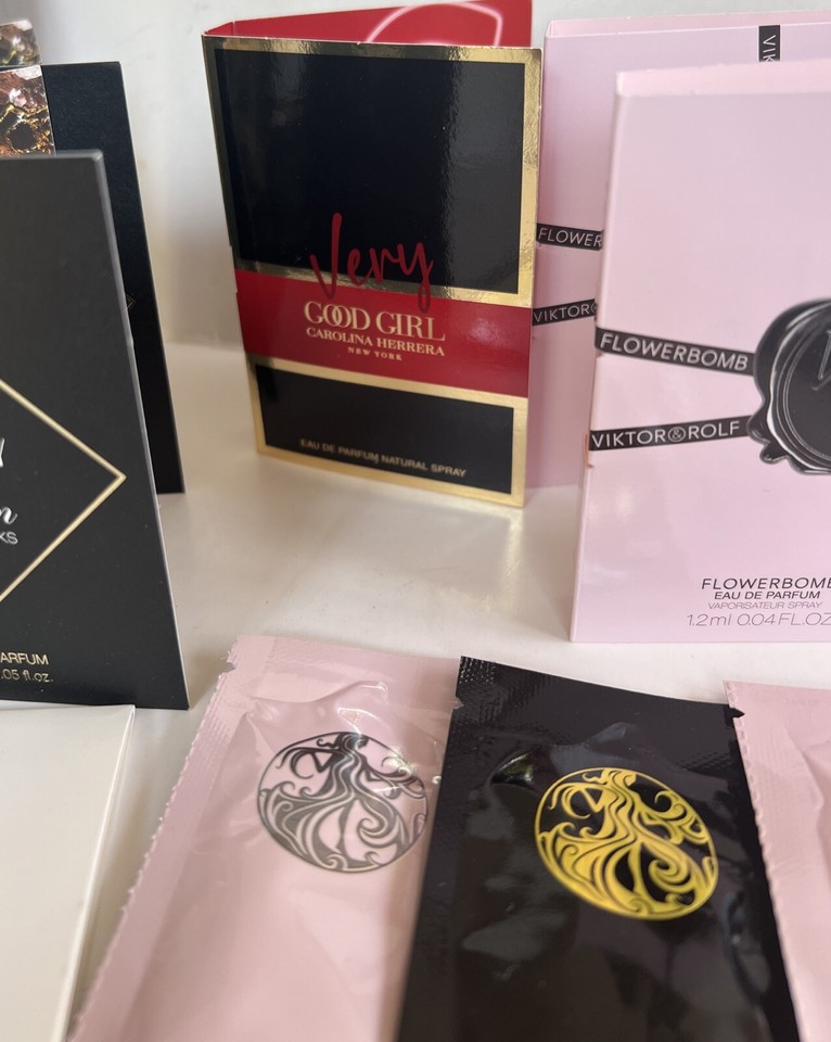 Viktor & Rolf Flowerbomb Parfum Sample Vials MONAT ORIBE KILIAN