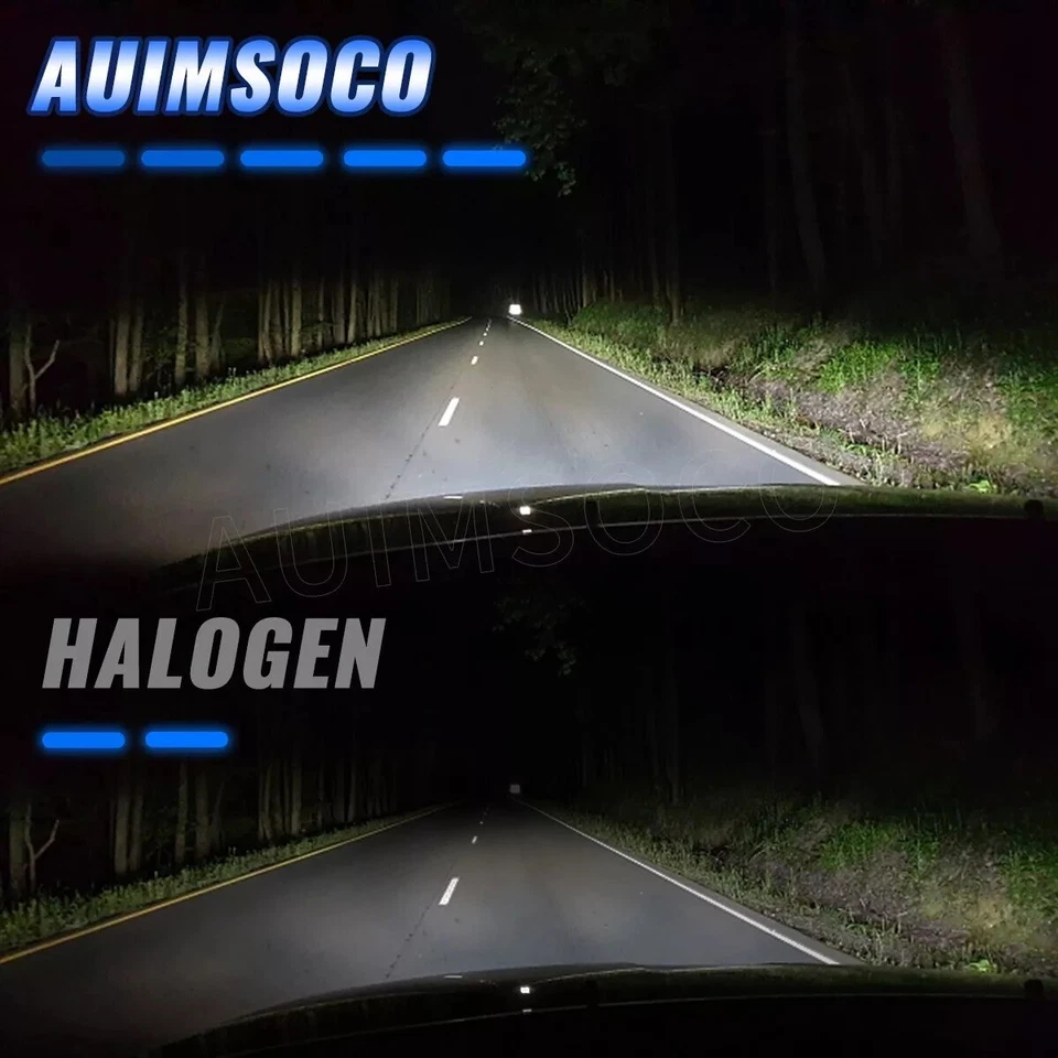 Para For Toyota Tacoma 2001-2015LED Faros Altos/Bajos+Luces Antiniebla Bombillas - Image 4 of 4