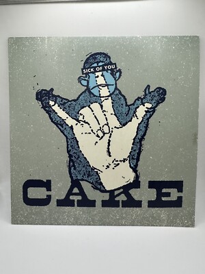 Cake - Sick Of You 7'' Orange Vinyl - Temporary Tattoo Included