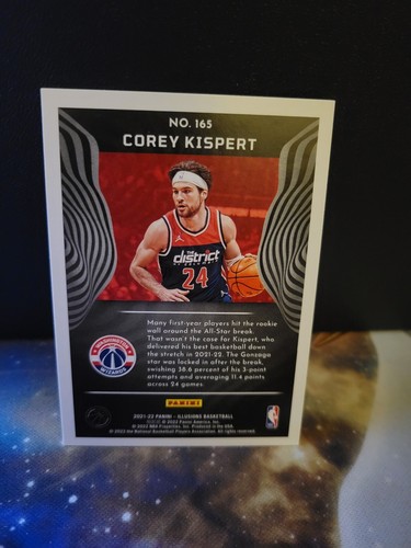 Corey Kispert 2021-22 Panini Illusions Emerald RC #165 Zauberer - Bild 2 von 2