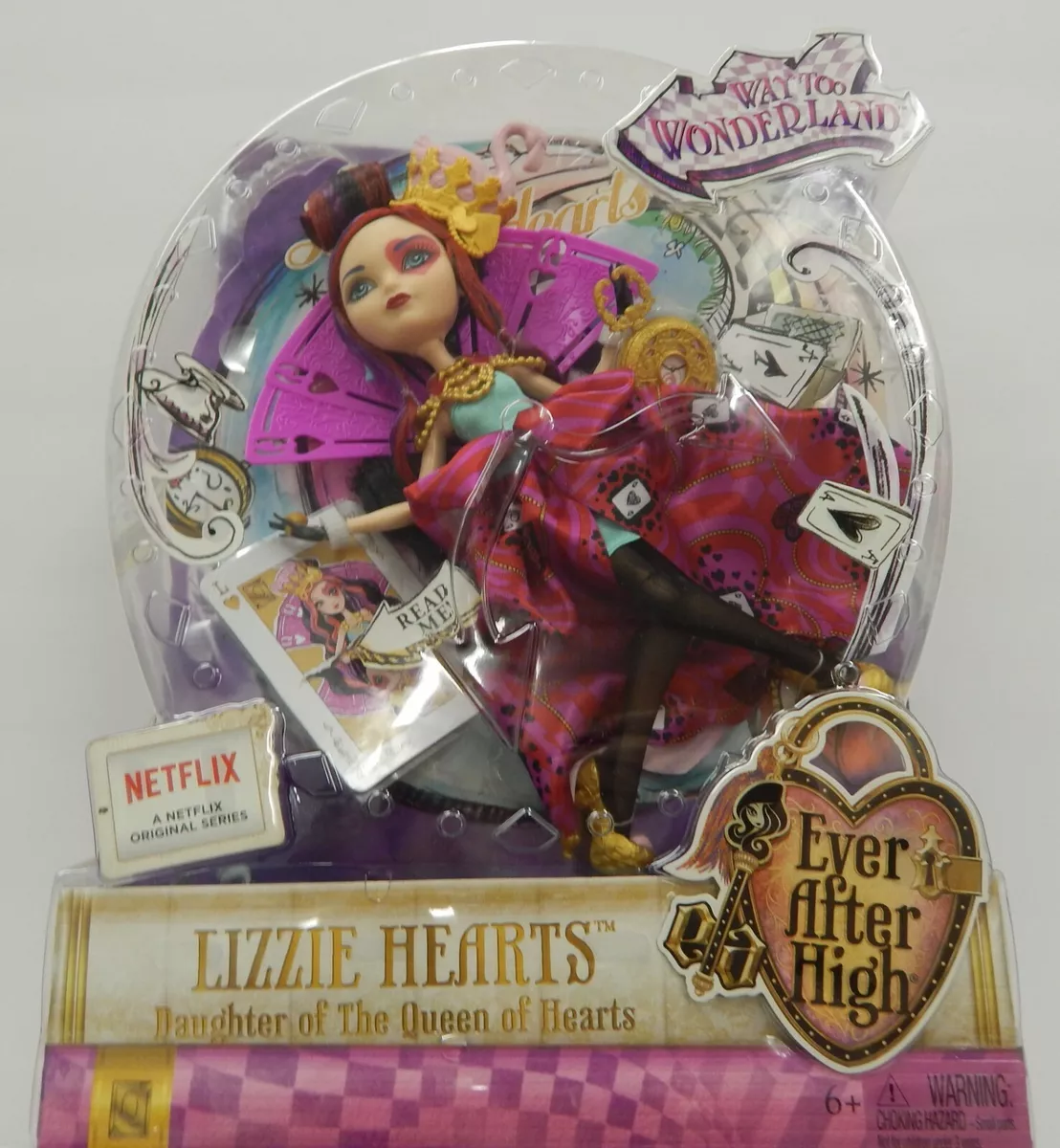 Boneca Ever After High Lizzie Hearts, Brinquedo Mattel Usado 44817524