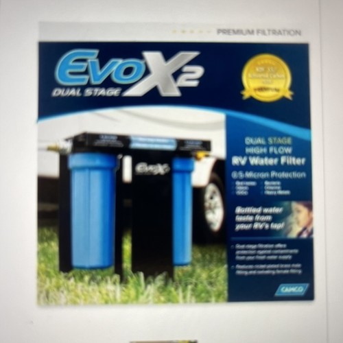 Camco 40639 EVO X2 Dual Stage Premium RV Water Filter Kit eBay