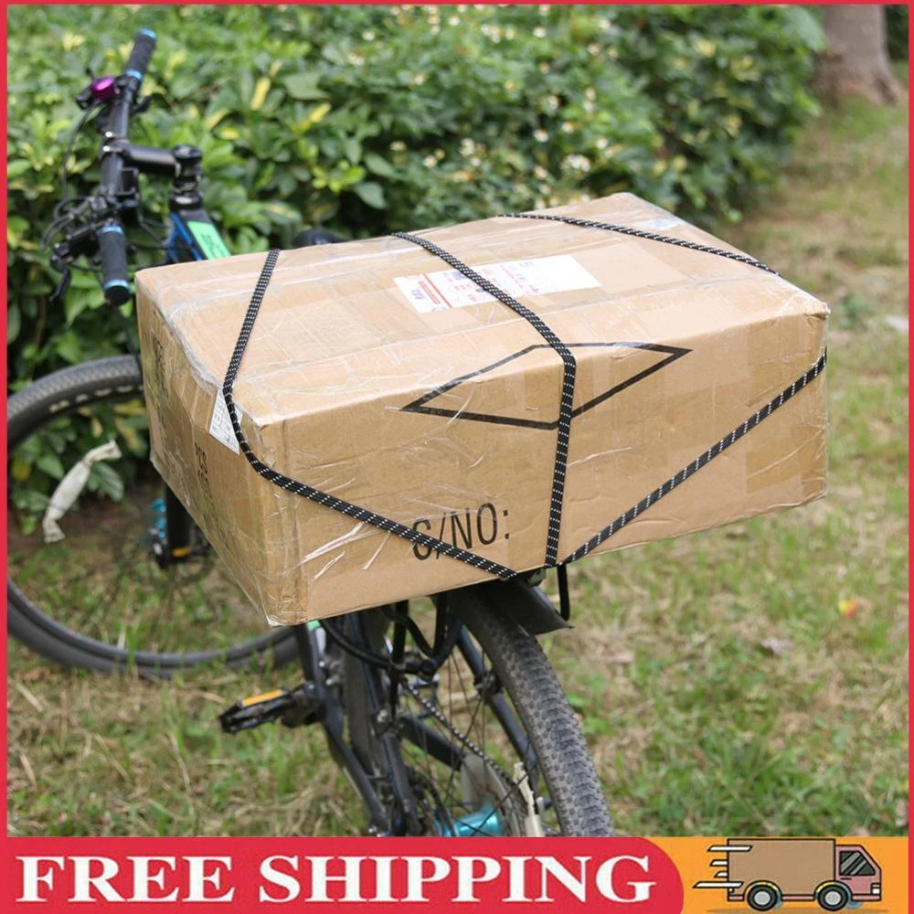 Bike rear best sale rack straps