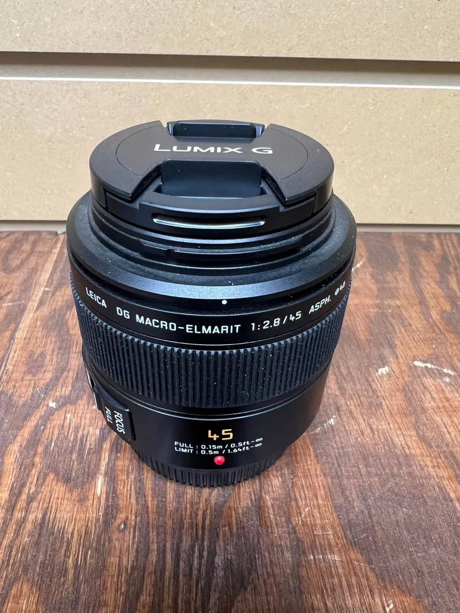 FANTASTIC SHAPE PANASONIC H-ES045 LEICA DG MACRO-ELMARIT 2,8/45 45mm F2.8 ASPH