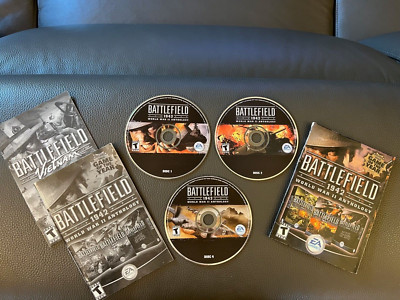 Battlefield 1942: World War II Anthology (PC, 2004) 3 DISC & Booklets