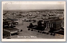 Boise City Oklahoma OK Aerial Bird’s Eye View RPPC Wall Drug J9