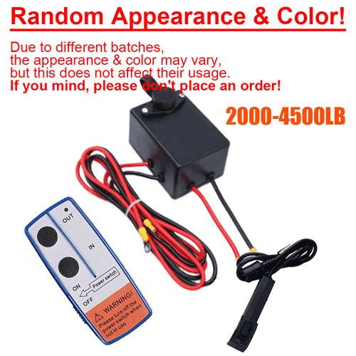 Electric Winch Controller Kit Remote Control Box + Wireless&Wired Remote Control - Picture 7 of 8