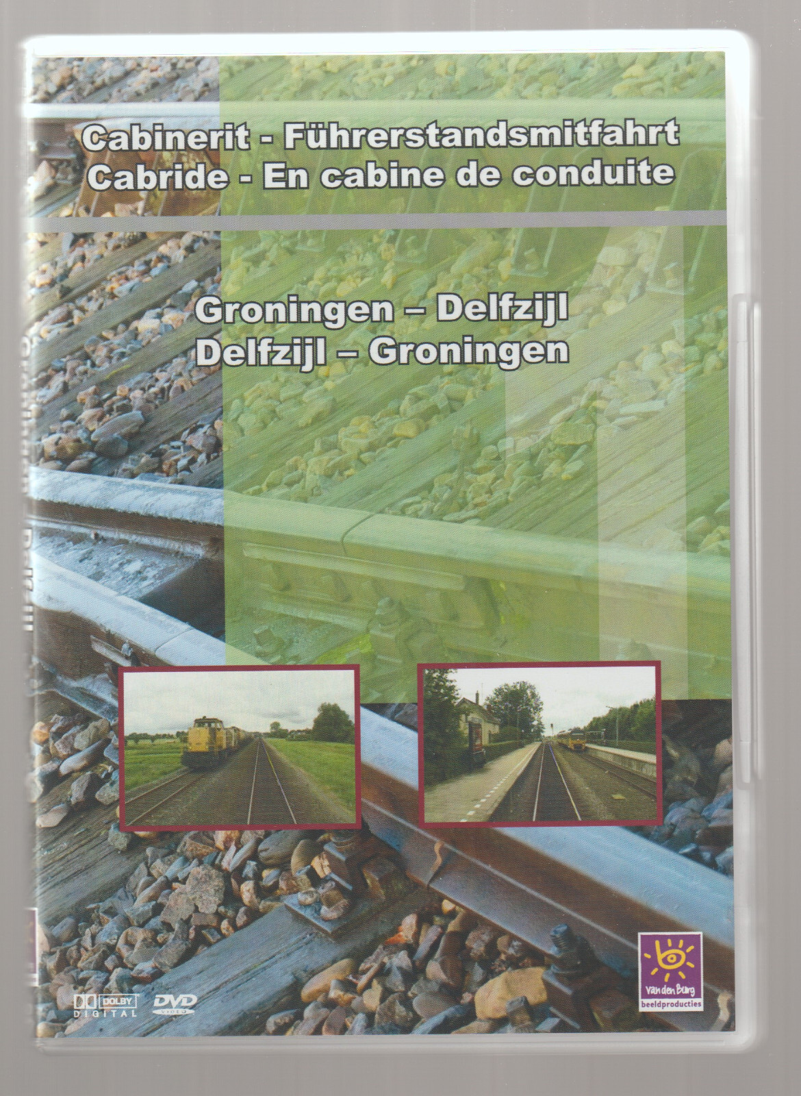Groningen - Delfzijl ~  Cab Ride (DVD) Van Den Burg ~ Netherlands Railway DVD