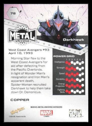 2023 Skybox Avengers Marvel Metal Universe Base Copper Cards You Pick & Choose - Picture 89 of 89